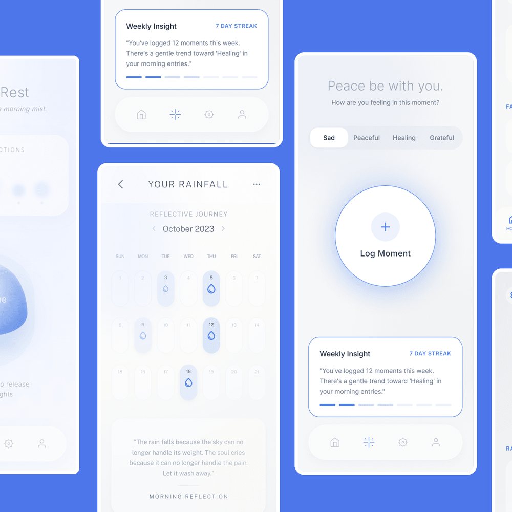 Mood Tracker App Design